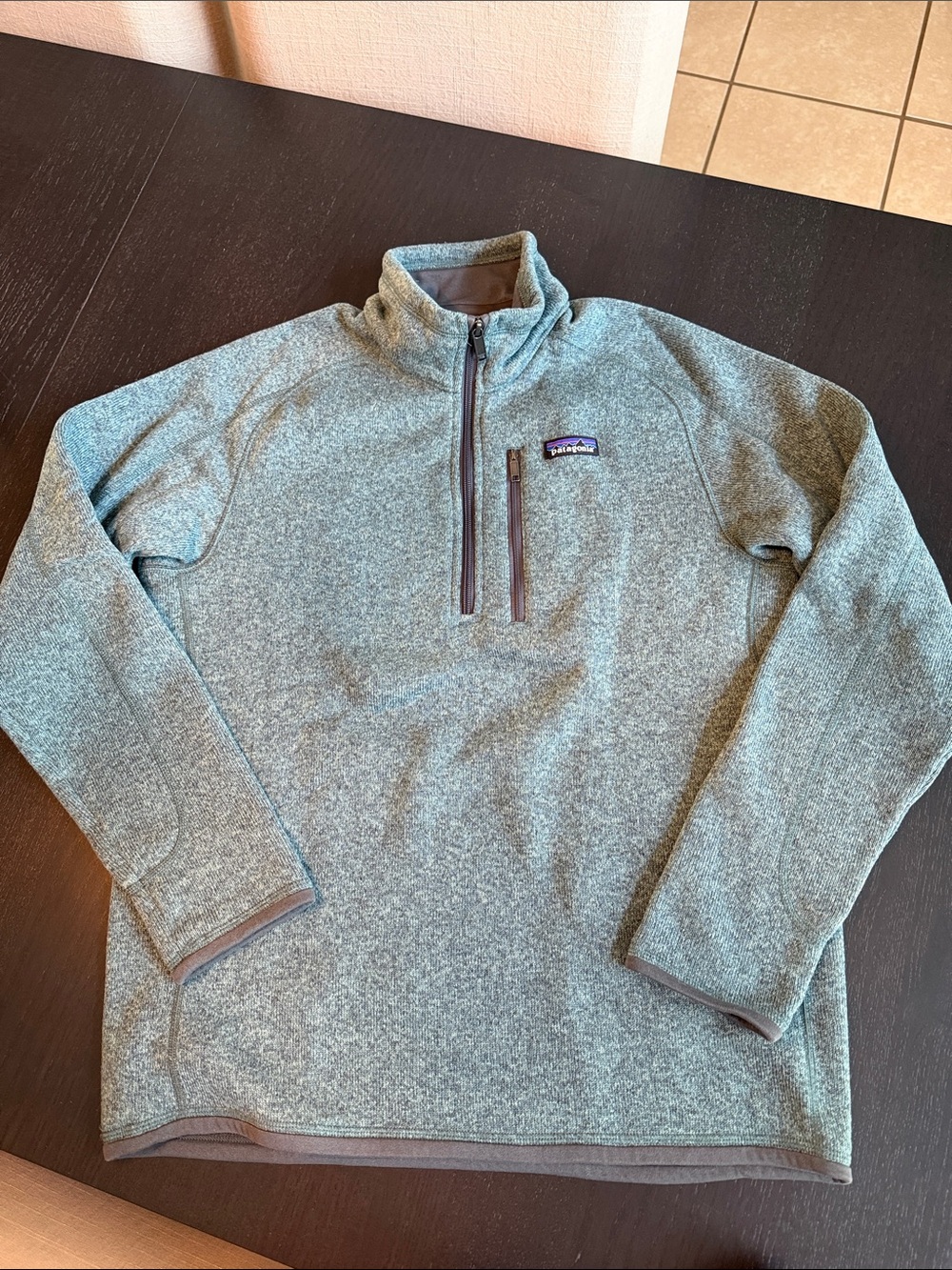 Patagonia Green Quarter Zip Fleece M